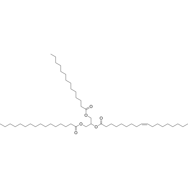 1-Myristoyl-2-oleoyl-3-palmitoyl-rac-glycerol 99131-43-8